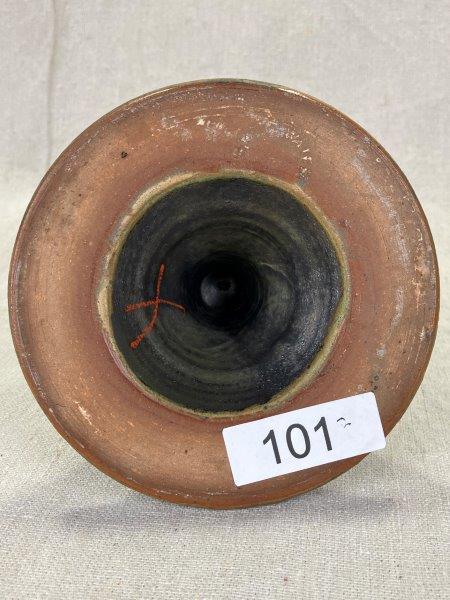 Shearwater Pottery Vase and Candlestick