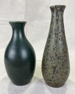 Pair of D.X. Gordy Art Pottery Vases