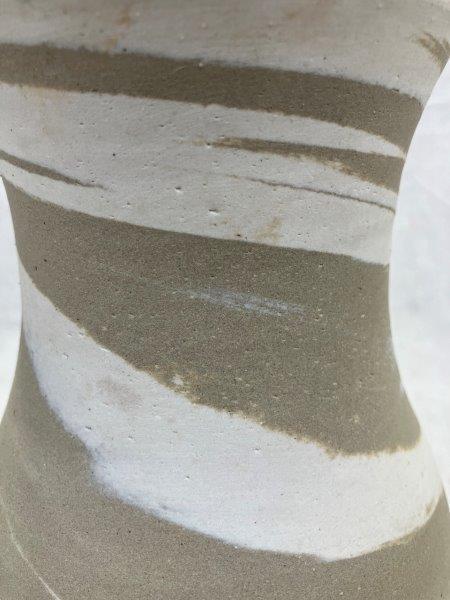 Large W.J. Gordy Swirl Art Pottery Vase