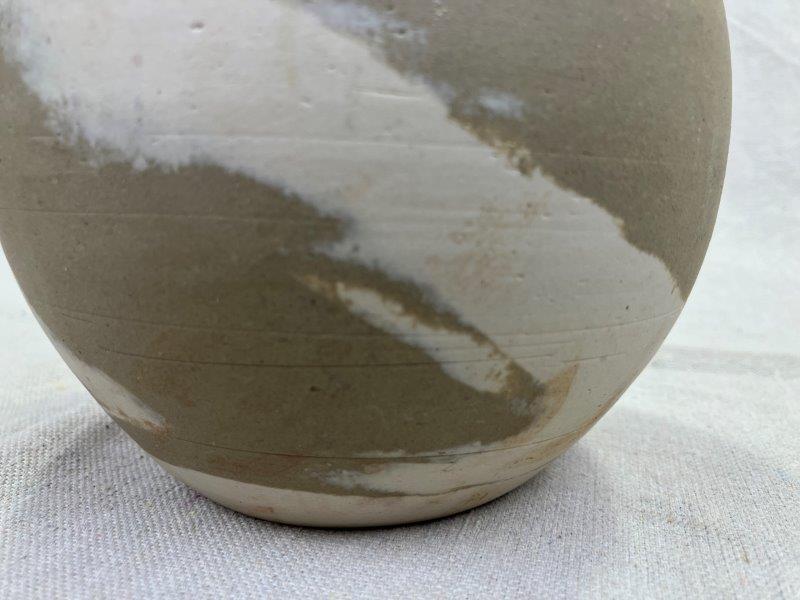 Large W.J. Gordy Swirl Art Pottery Vase