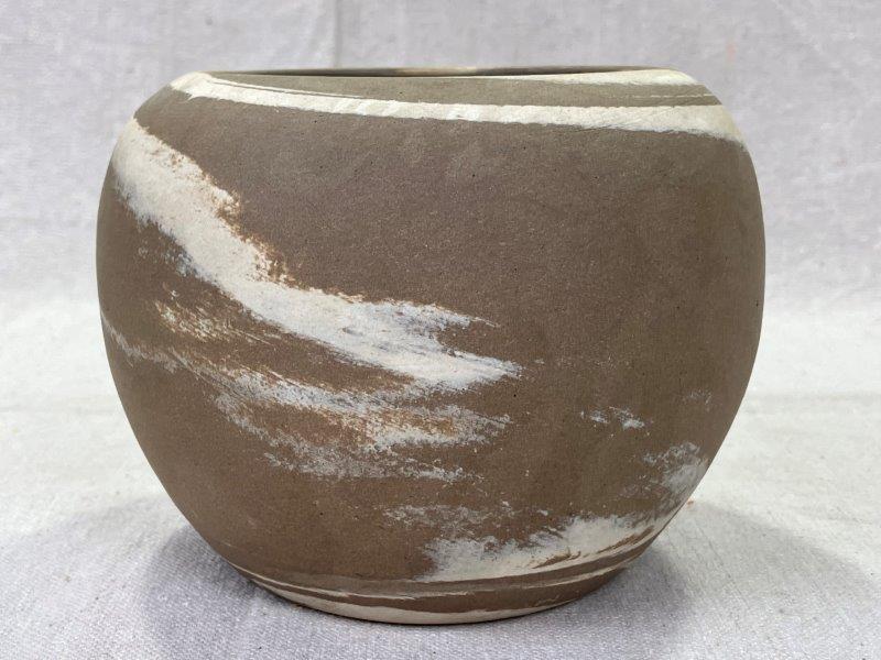 Group of Three W.J. Gordy Swirl Vases