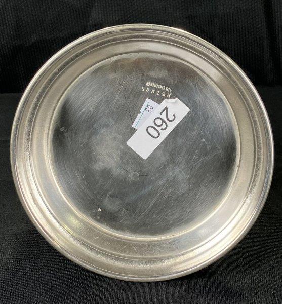 James Dixon Hammered Silverplate Wine Coaster