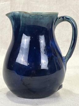 W.J. "Bill" Gordy Pitcher with Cobalt Glaze