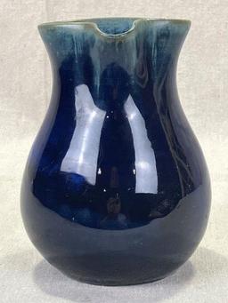 W.J. "Bill" Gordy Pitcher with Cobalt Glaze