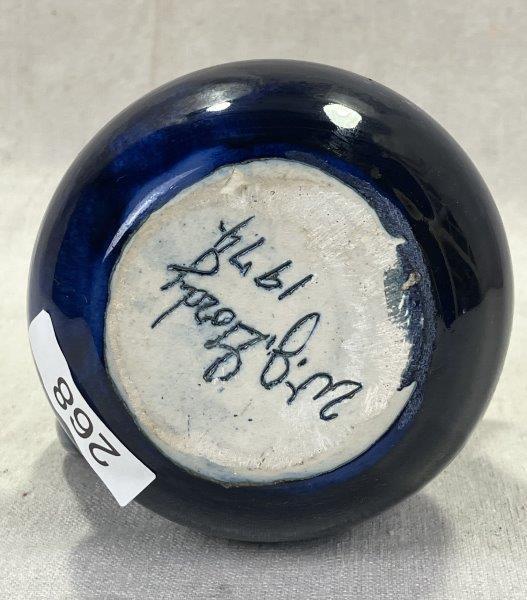 W.J. "Bill" Gordy Pitcher with Cobalt Glaze