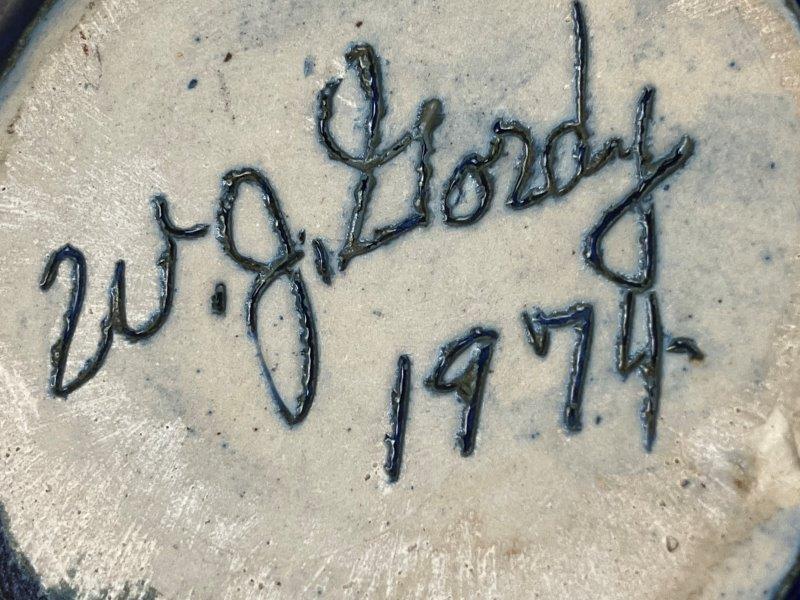 W.J. "Bill" Gordy Pitcher with Cobalt Glaze