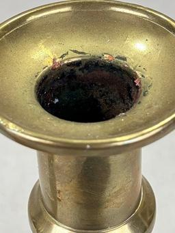 19th Century Brass Candlesticks