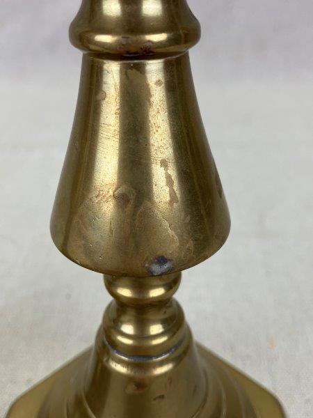 19th Century Brass Candlesticks