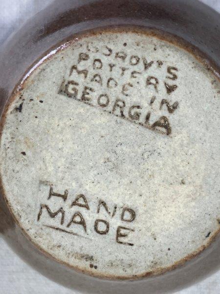 Group of Three W.J. Gordy Miniature Souvenir Pottery Pieces