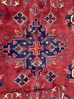 Hand-Knotted Turkman Persian Rug