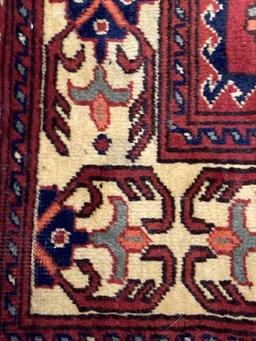 Hand-Knotted Turkman Persian Rug