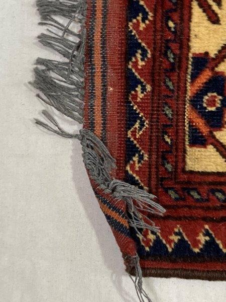Hand-Knotted Turkman Persian Rug