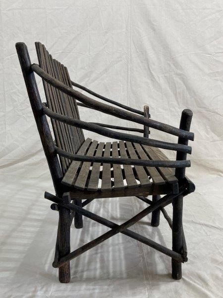 Old Hickory Style Bentwood Bench