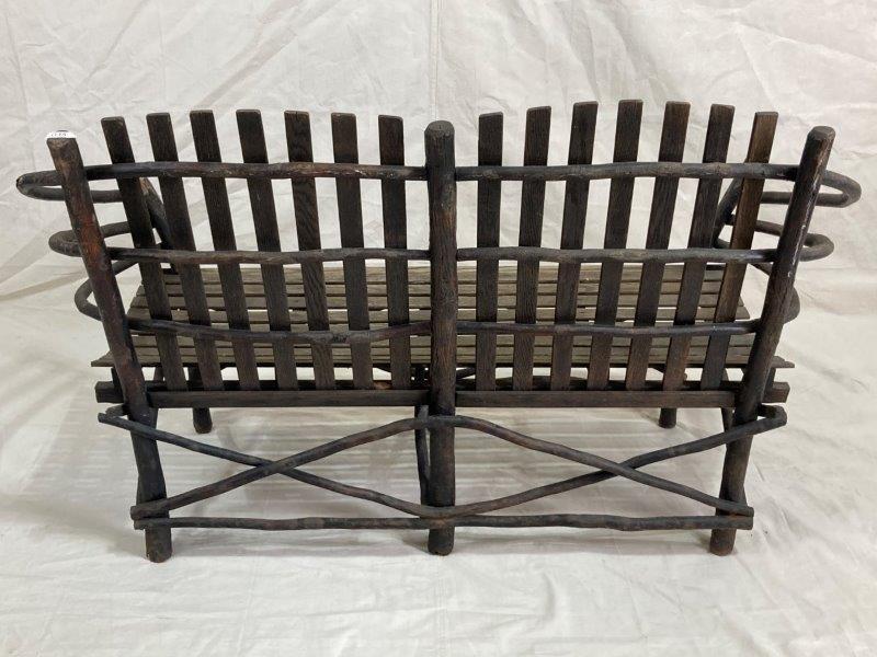 Old Hickory Style Bentwood Bench