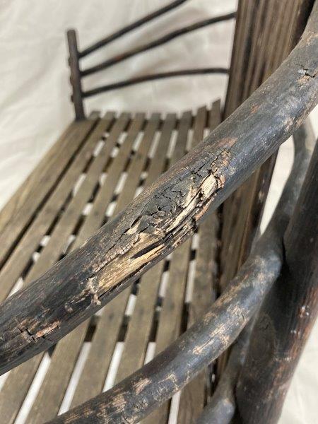Old Hickory Style Bentwood Bench