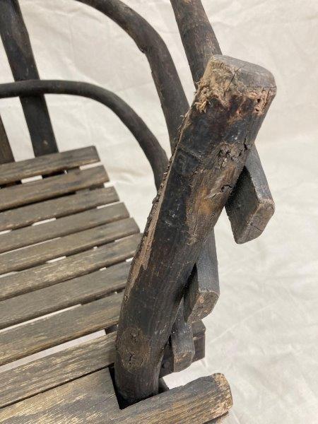 Old Hickory Style Bentwood Bench
