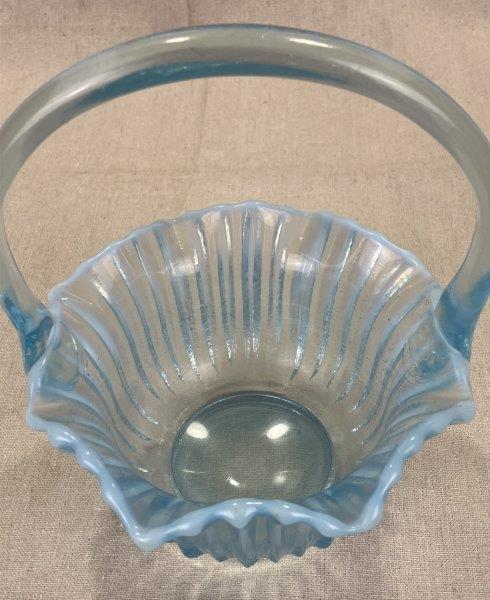 Two Fenton Glass Baskets