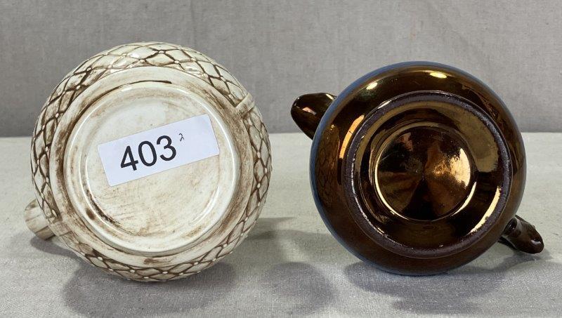 Two Decorative Pitchers