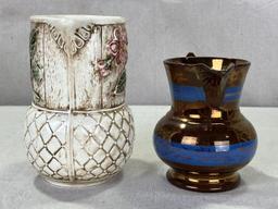 Two Decorative Pitchers