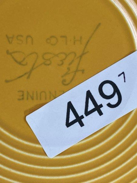 Set of Seven Fiesta Ware Mustard Plates