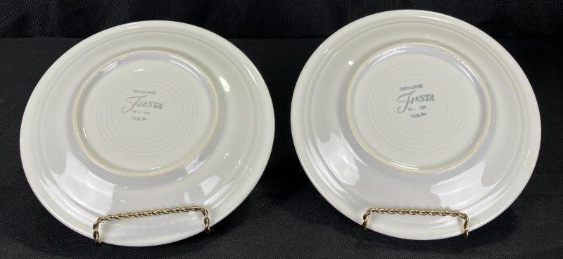 Fiestaware Teacups, Saucers, and Assorted Dinnerware