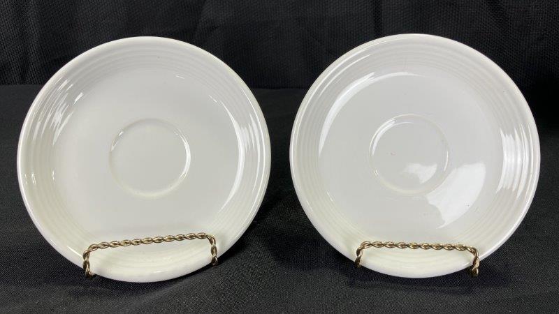 Fiestaware Teacups, Saucers, and Assorted Dinnerware