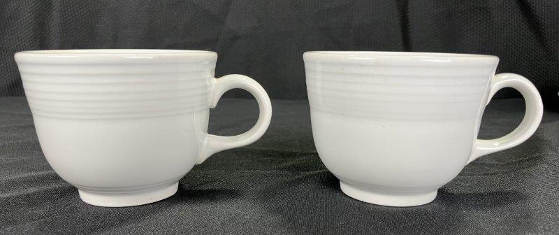 Fiestaware Teacups, Saucers, and Assorted Dinnerware