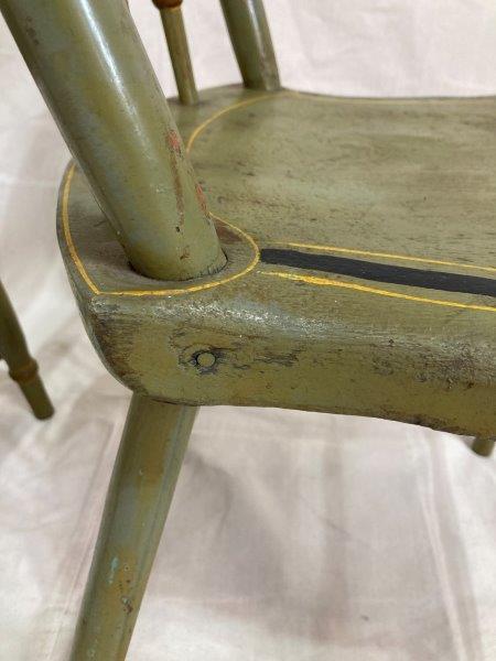 Group of Five Polychromed Fancy Chairs