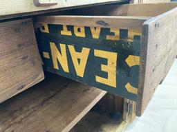 Primitive Painted Dry Sink