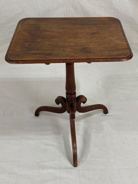 Cherry Tilt-Top Candle Stand