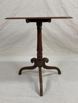 Cherry Tilt-Top Candle Stand