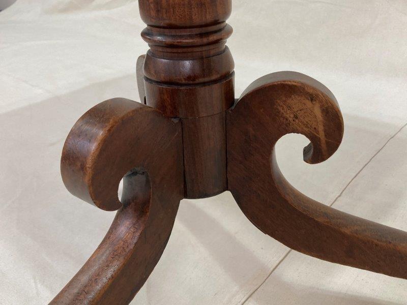 Cherry Tilt-Top Candle Stand