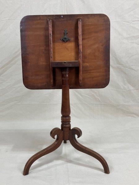 Cherry Tilt-Top Candle Stand