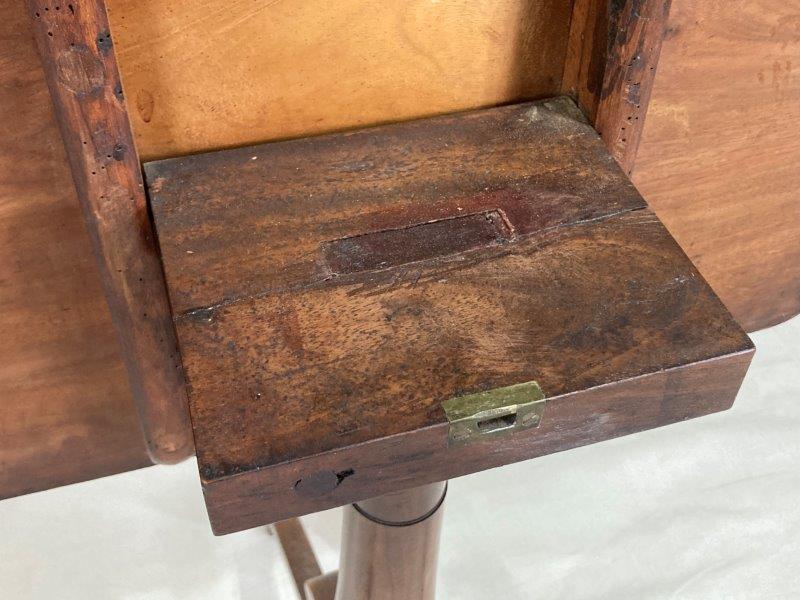 Cherry Tilt-Top Candle Stand