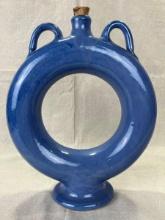 W.J. Gordy Ring Jug with Blue Glaze