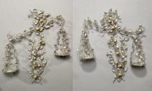 Pair of Painted Italian Wall Sconces