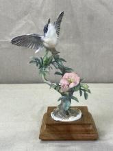 Royal Worcester by Dorothy Doughty, Lesser Whitethroat & Wild Rose