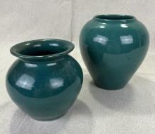 Pair of W.J. Gordy Art Pottery Vases
