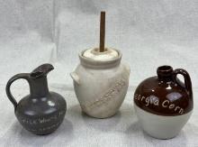 Group of W.J. Gordy Miniature Pottery Vessels