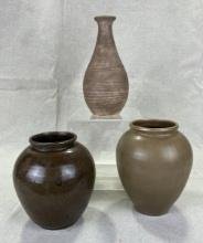 Group of Three D.X. Gordy Art Pottery Vases
