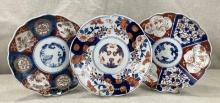 Set of Three 19th Century Imari Plates