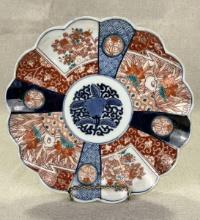 19th Century Imari Scalloped Edge Plate