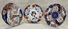 Group of Three 19th Century Imari Plates