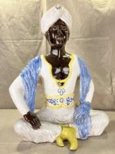 Italian Majolica Blackamoor Figure