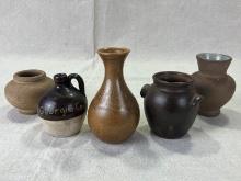 Five-Piece Group of W.J. Gordy Miniature Art Pottery