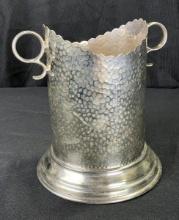 James Dixon Hammered Silverplate Ice Bucket