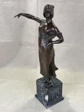 French Bronze, The Water Carrier, After Alphonse Emmanuel de Moncel de Perrin