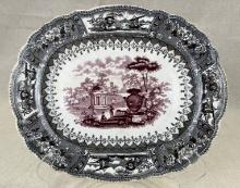 19th Century Transferware Platter – T. Mayer