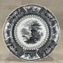 English Staffordshire T. Mayer Cabinet Plate