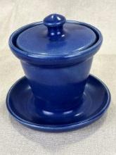 W.J. Gordy Mustard Jar with Underplate
